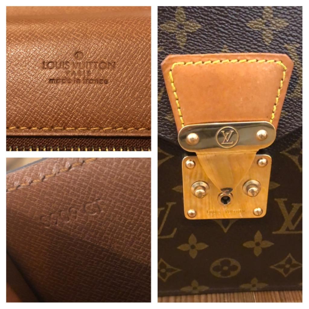 1980s LOUIS VUITTON Monogram Canvas Serviette Conseiller Briefcase In Good Condition In Bangkok, TH