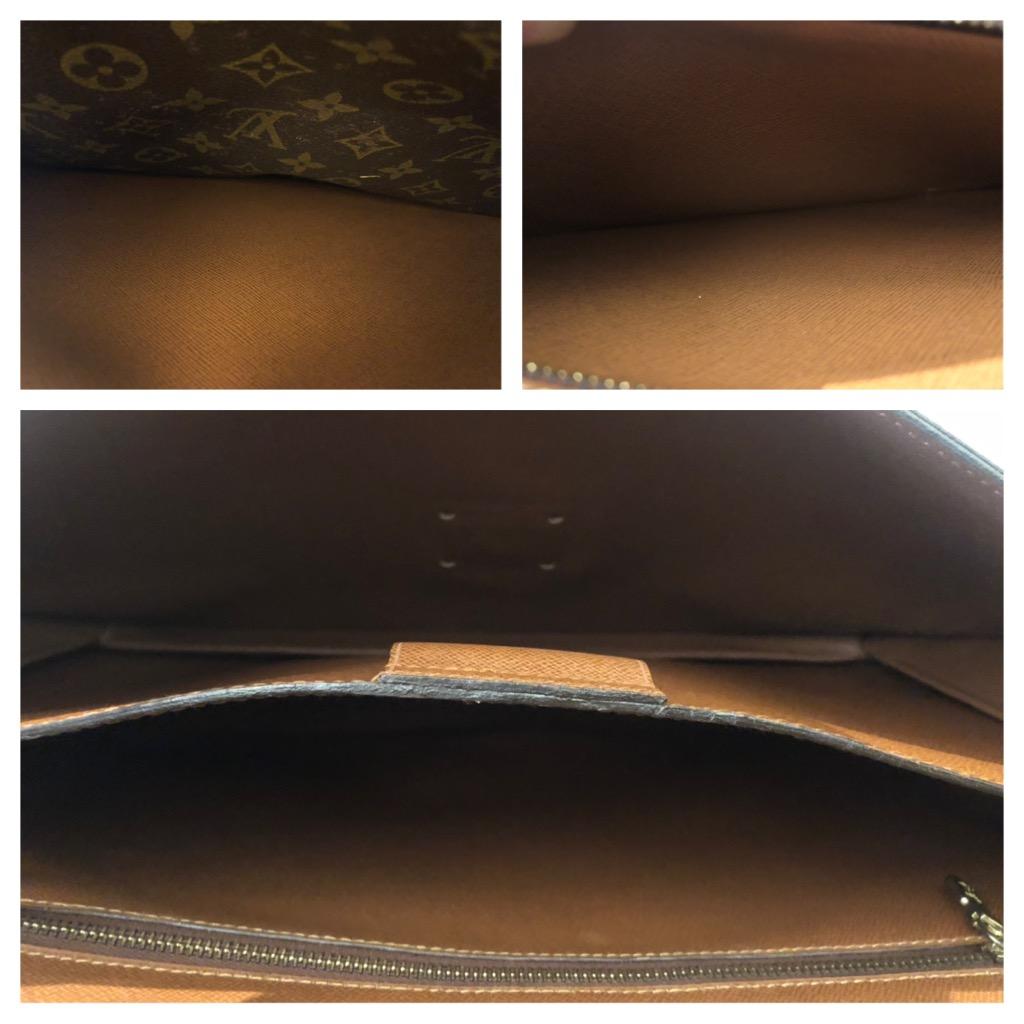 1980s LOUIS VUITTON Monogram Canvas Serviette Conseiller Briefcase 1