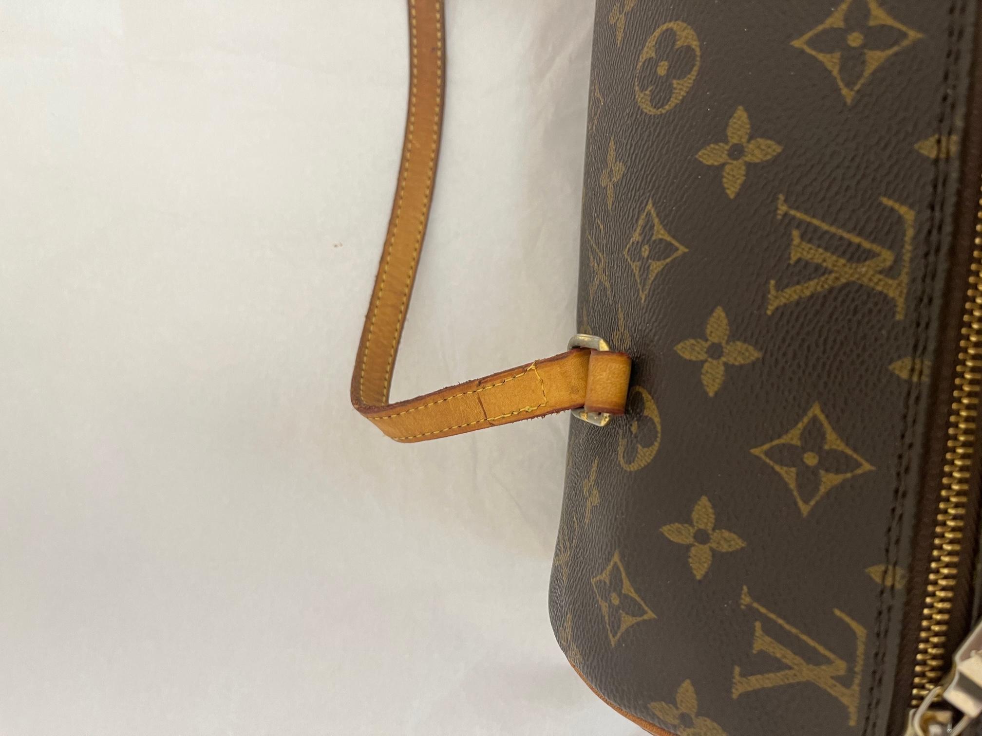 1980s Louis Vuitton Monogram Papillon w/COA In Good Condition For Sale In Port Hope, ON