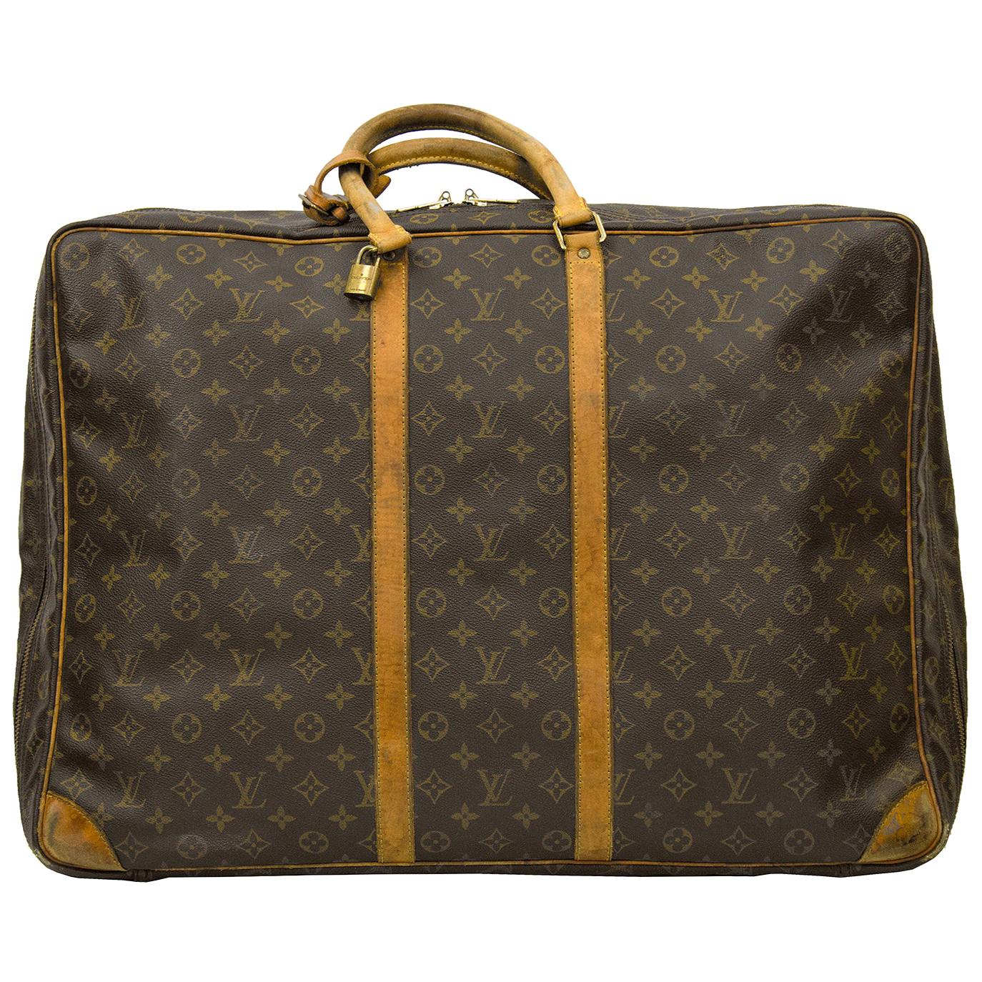 1980's Louis Vuitton 'Sirius 60' Monogram Suitcase 