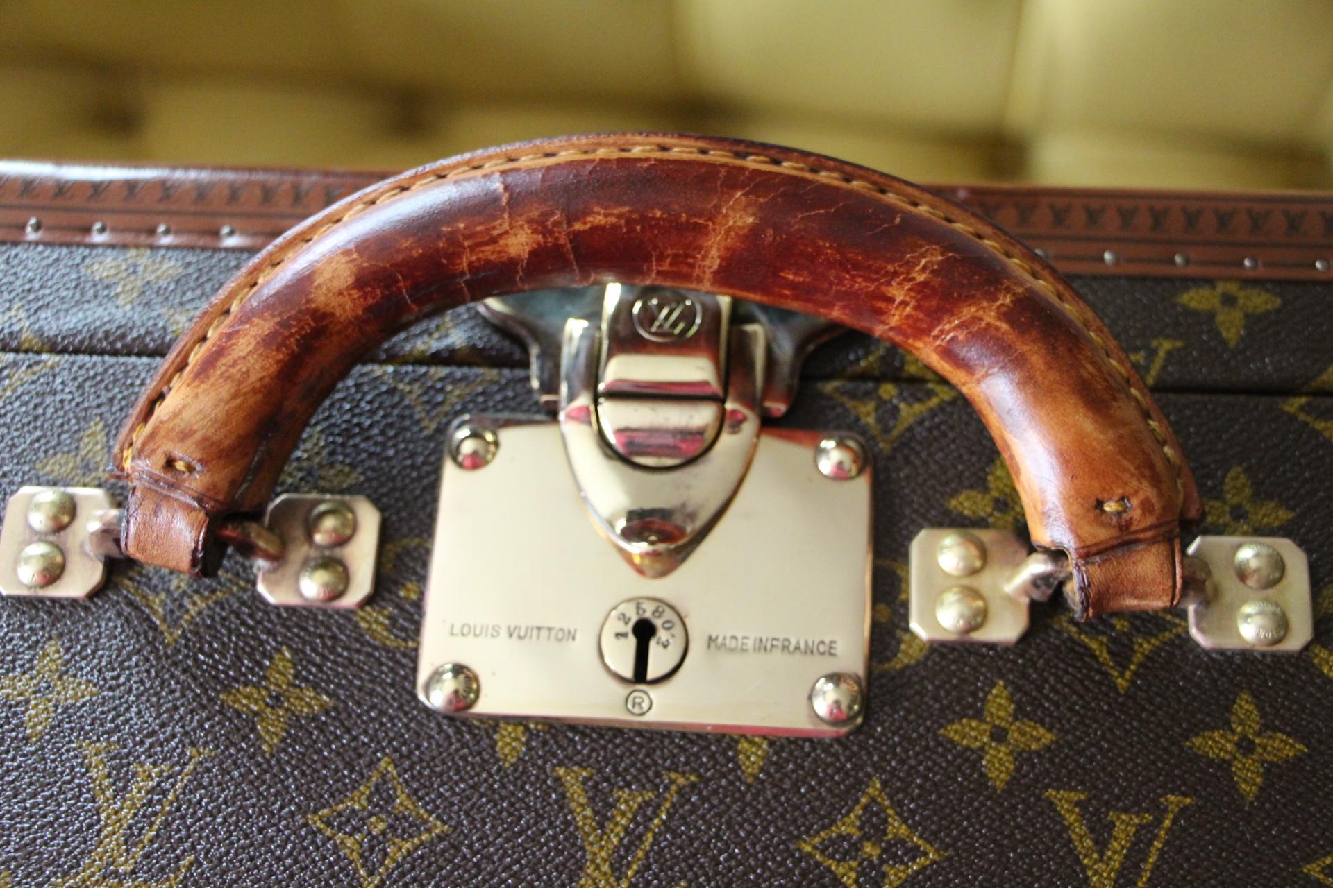 1980er Louis Vuitton Koffer 60 cm,  Louis Vuitton-Koffer im Zustand „Hervorragend“ in Saint-ouen, FR