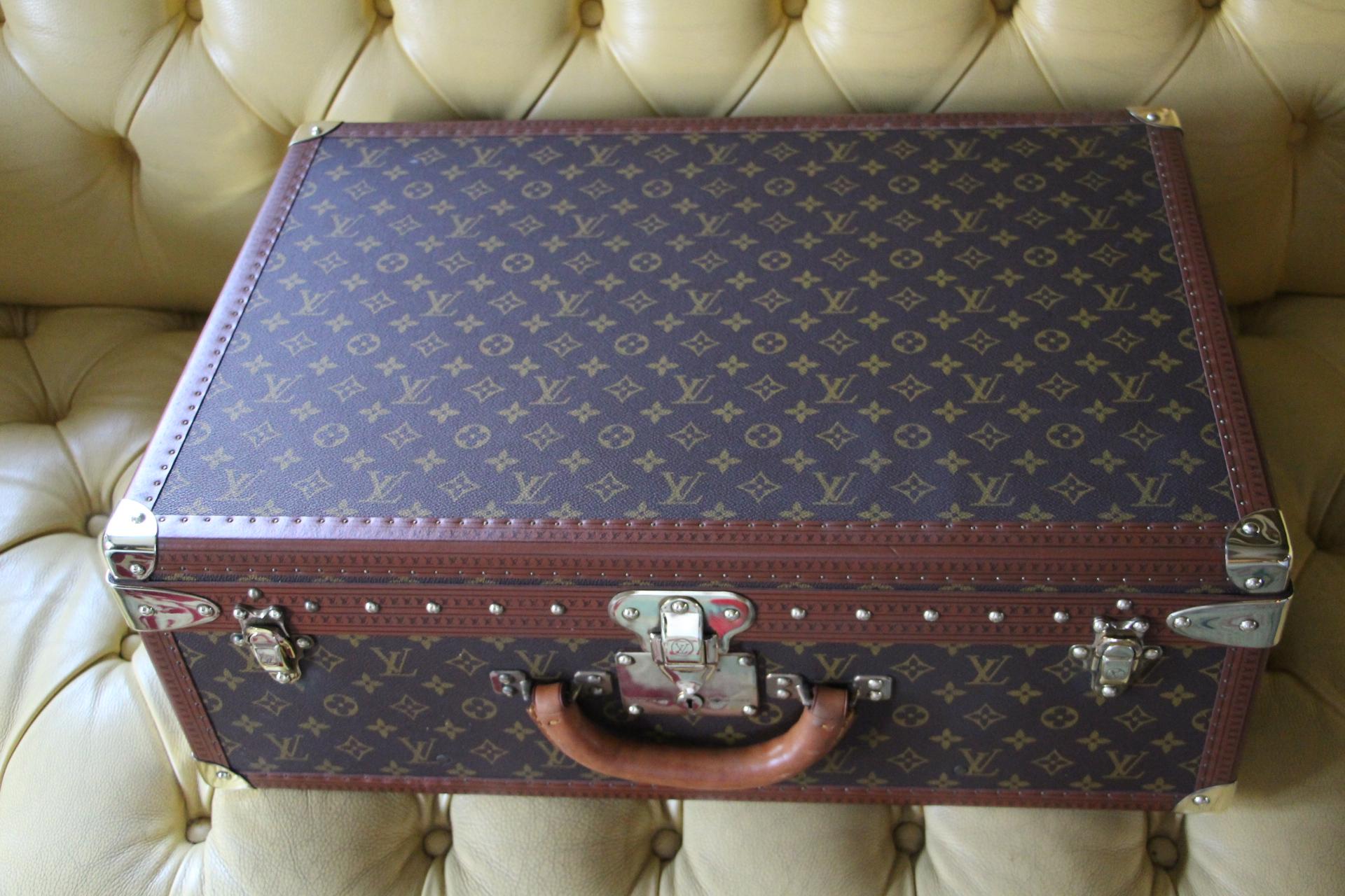 Late 20th Century 1980s Louis Vuitton Suitcase, Alzer 60 Louis Vuitton Suitcase