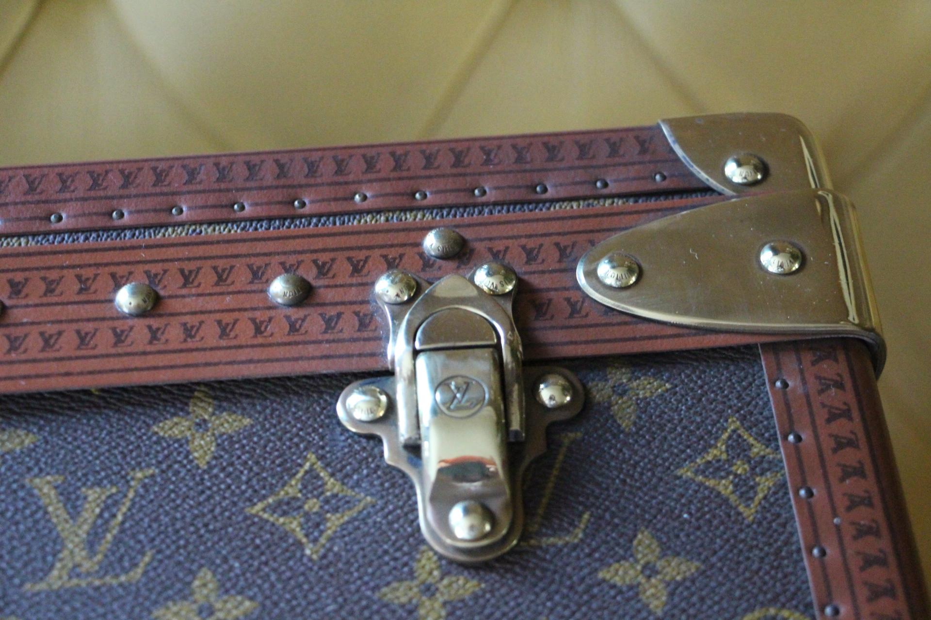 French 1980s Louis Vuitton Suitcase, Alzer 70 Louis Vuitton Suitcase