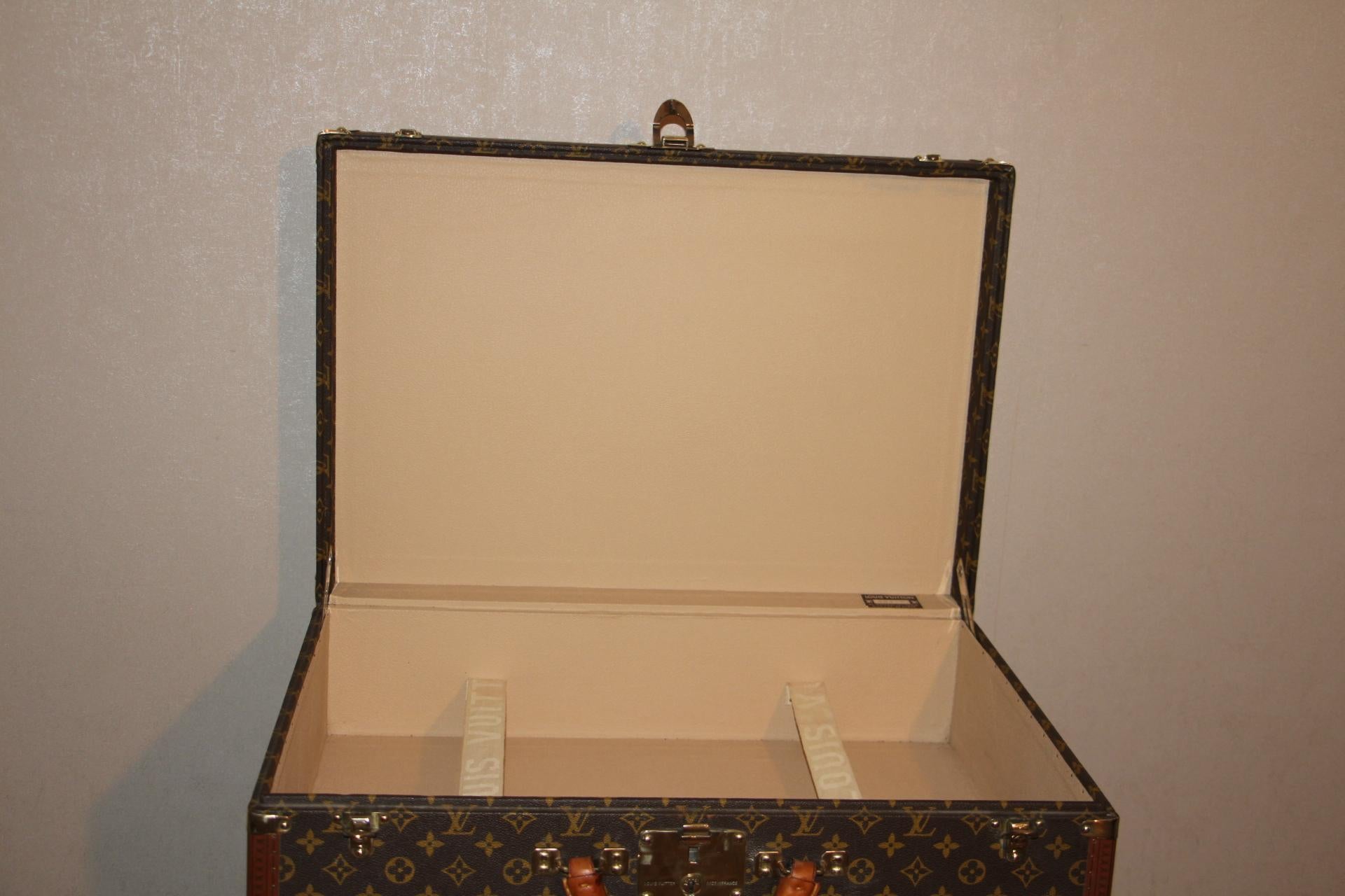 1980s Louis Vuitton Suitcase in Monogram Canvas 7