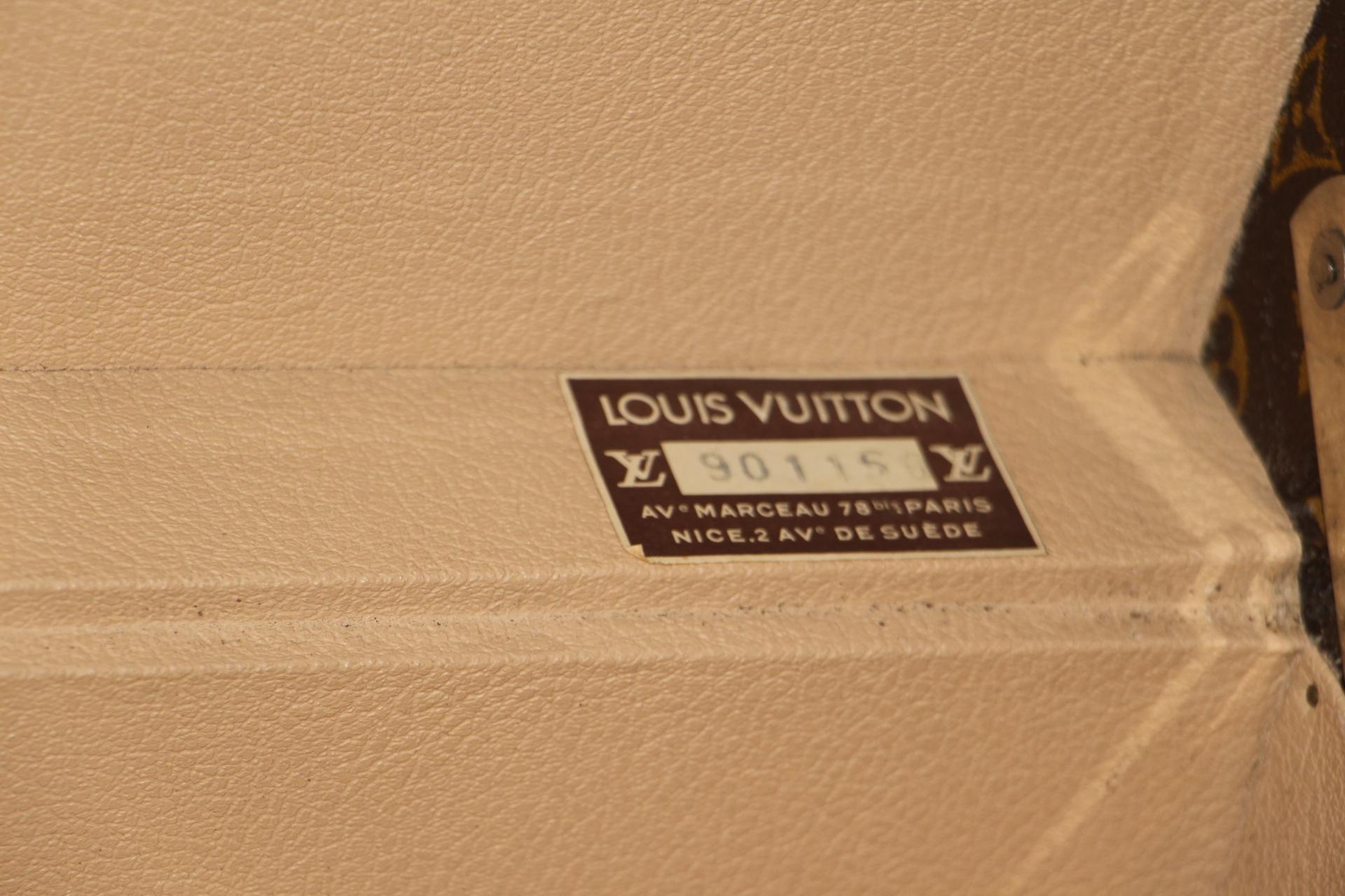 1980s Louis Vuitton Suitcase in Monogram Canvas 10