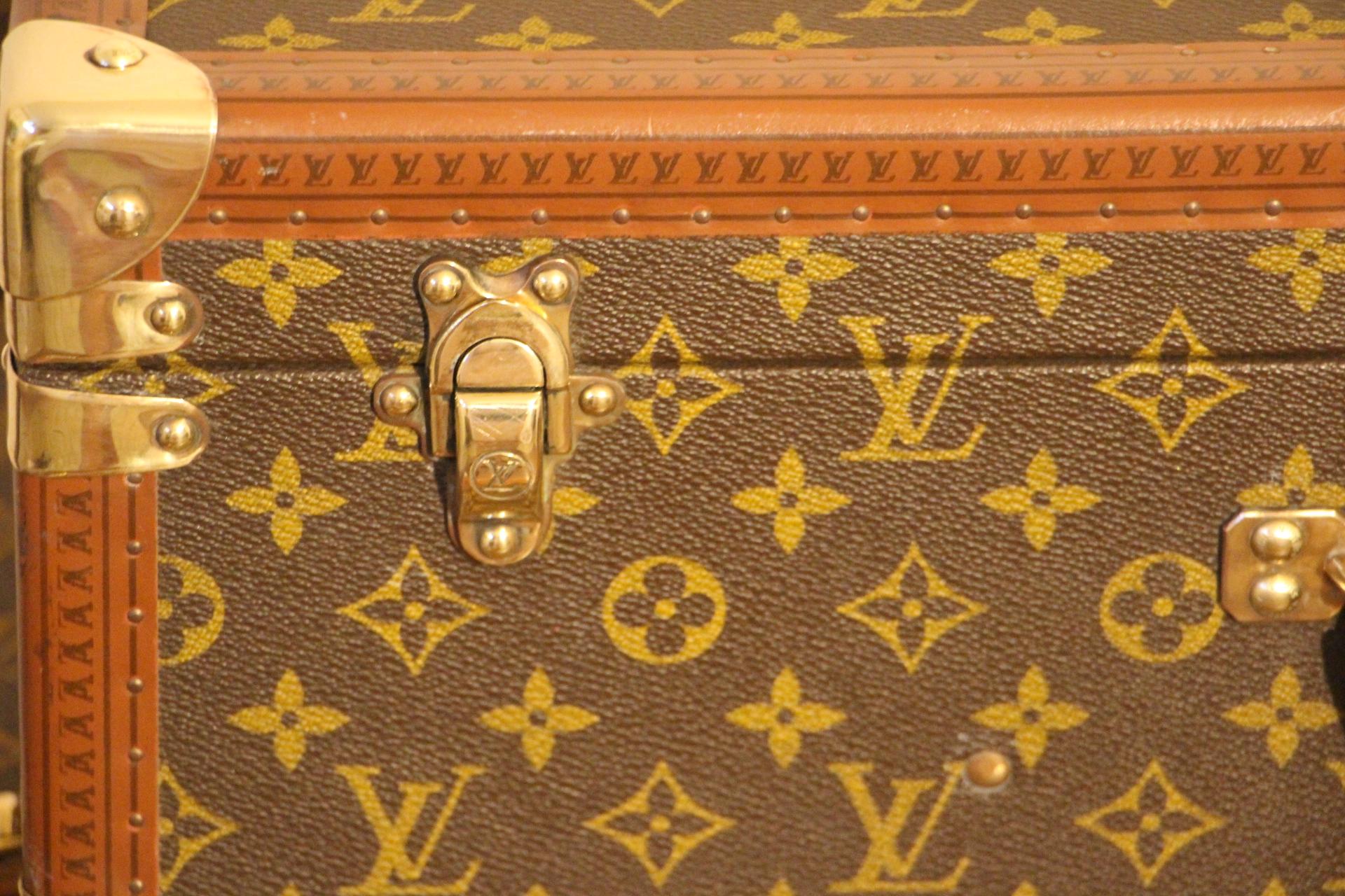 French 1980s Louis Vuitton Suitcase in Monogram Canvas