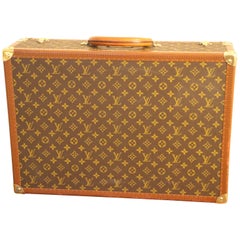 Maleta Louis Vuitton de los años 80 en lona con monograma