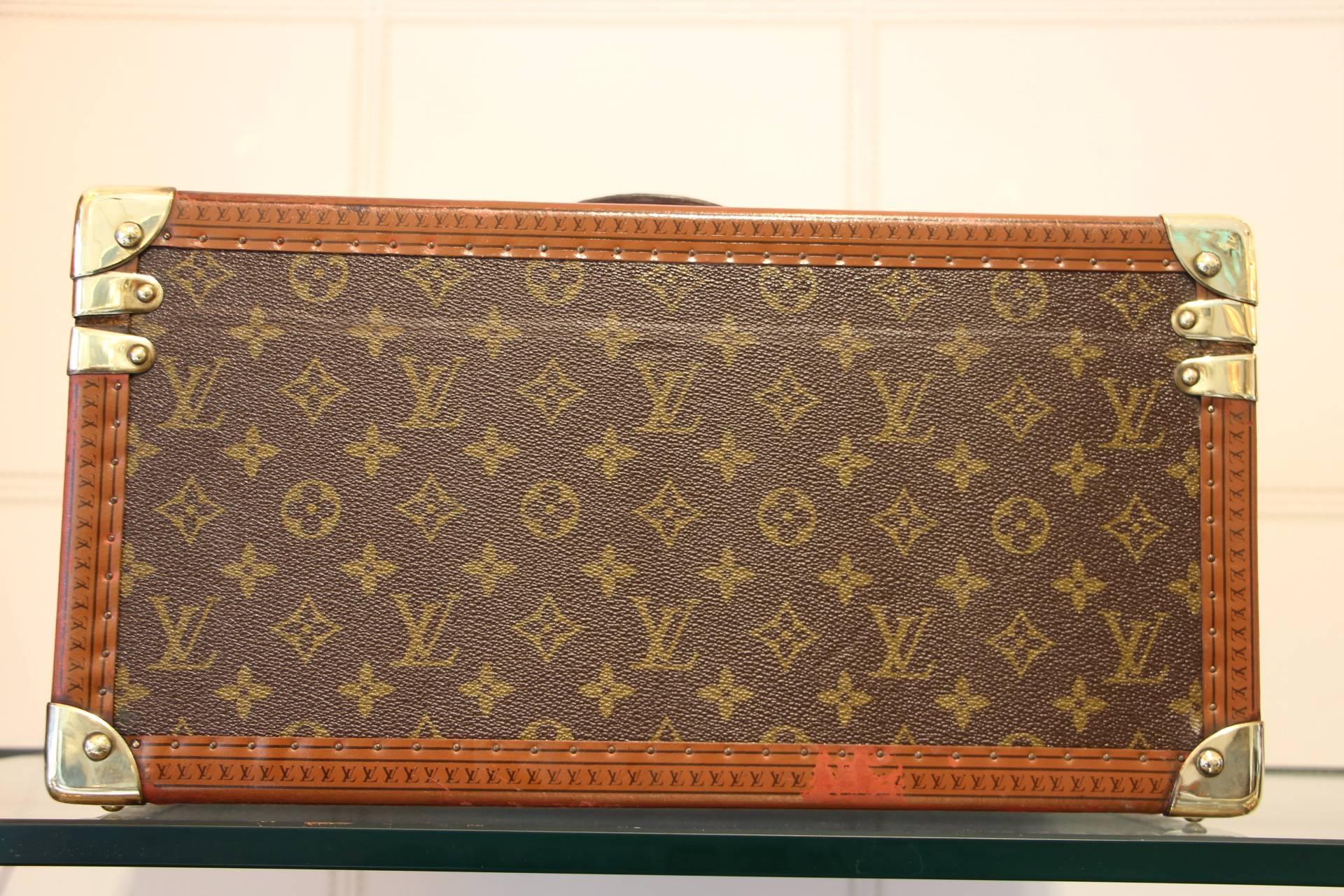 Brass 1980s Louis Vuitton Train Case