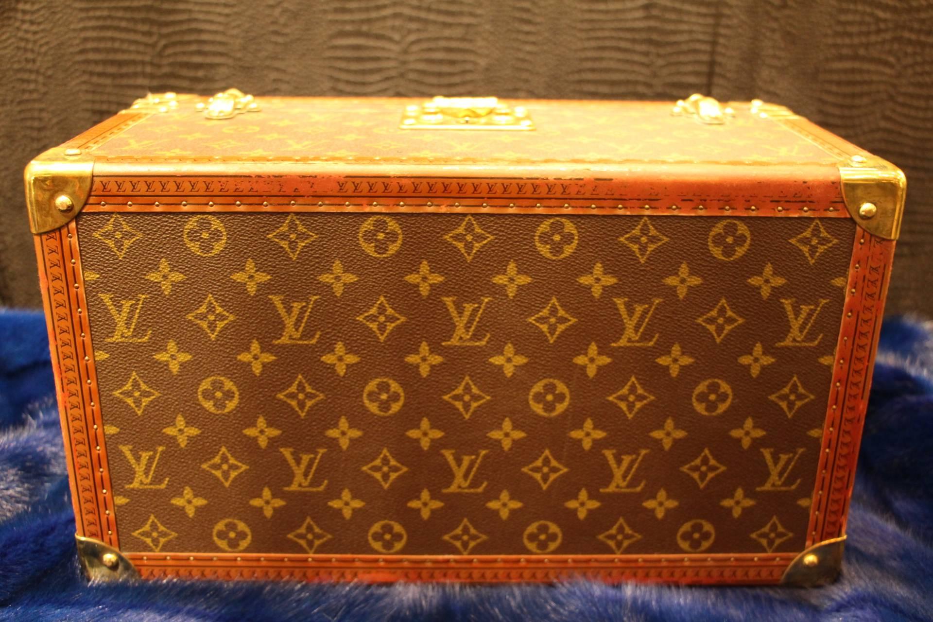 Brass 1980s Louis Vuitton Train Case