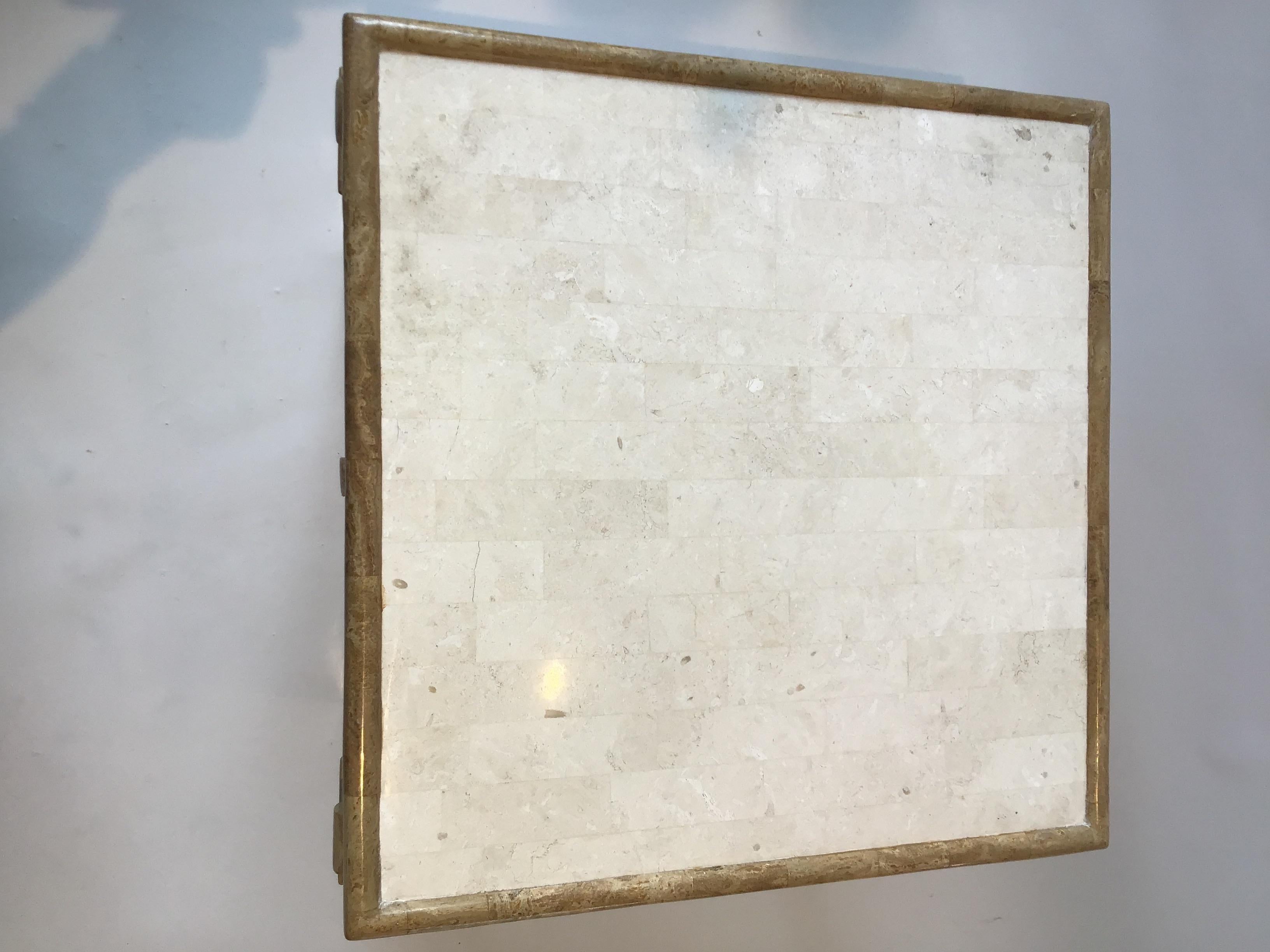 1980s Louis XVI Marble Side Table For Sale 2