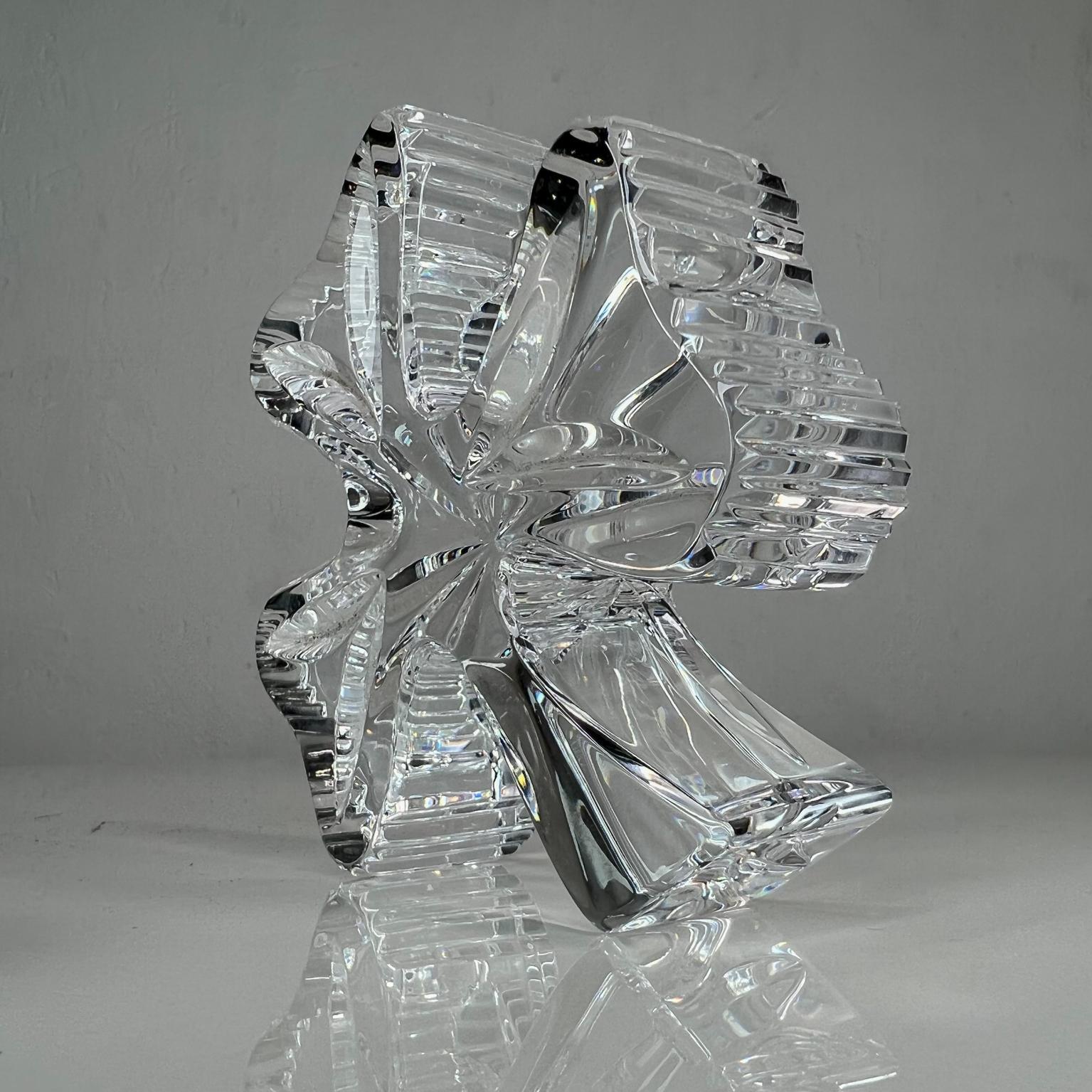 waterford crystal shamrock paperweight