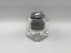 1980s Lucite and Chrome Tabletop Lighter