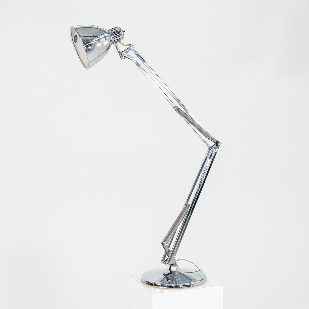 1980s Luxo Norwegian Chrome Table Lamp by Jac Jacobsen For Sale 5