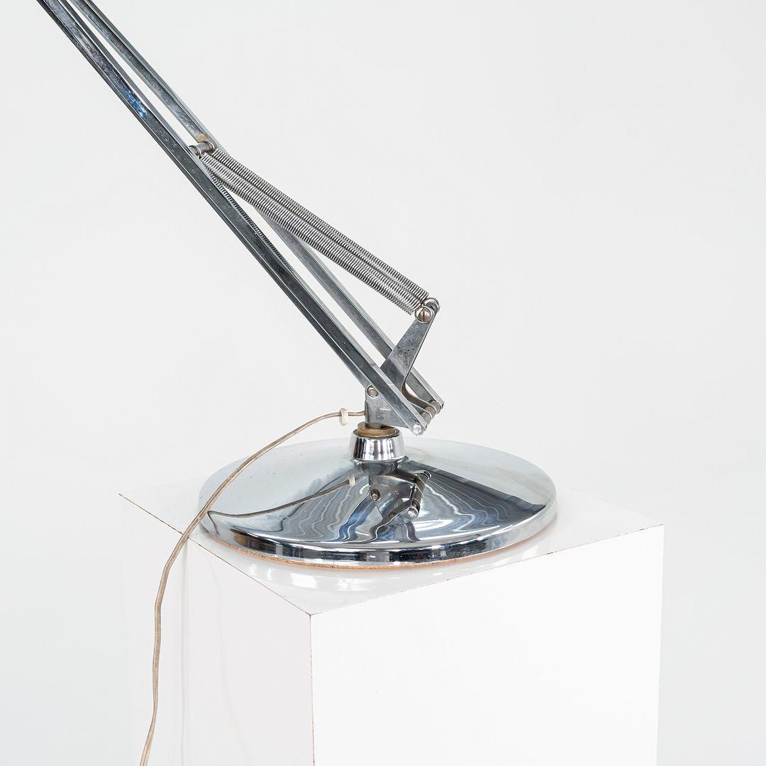 Late 20th Century 1980s Luxo Norwegian Chrome Table Lamp by Jac Jacobsen For Sale