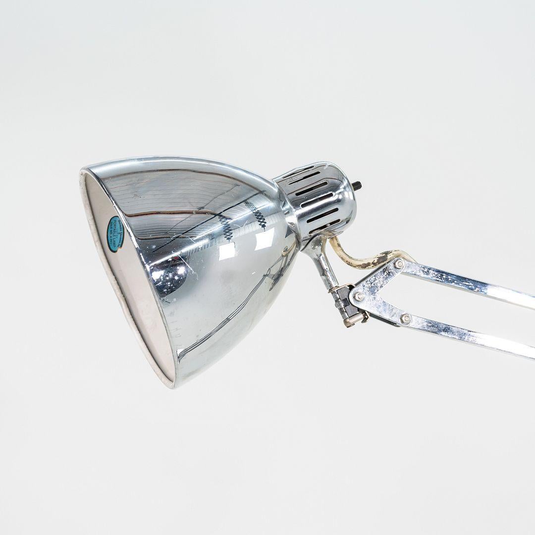 1980s Luxo Norwegian Chrome Table Lamp by Jac Jacobsen For Sale 1