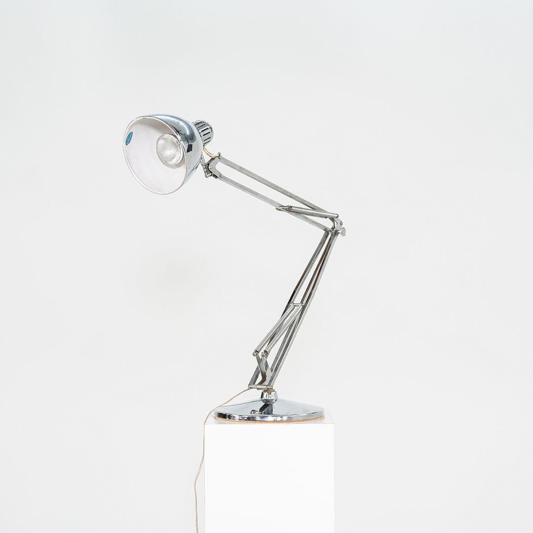 1980s Luxo Norwegian Chrome Table Lamp by Jac Jacobsen For Sale 4