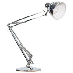 1980s Luxo Norwegian Chrome Table Lamp by Jac Jacobsen