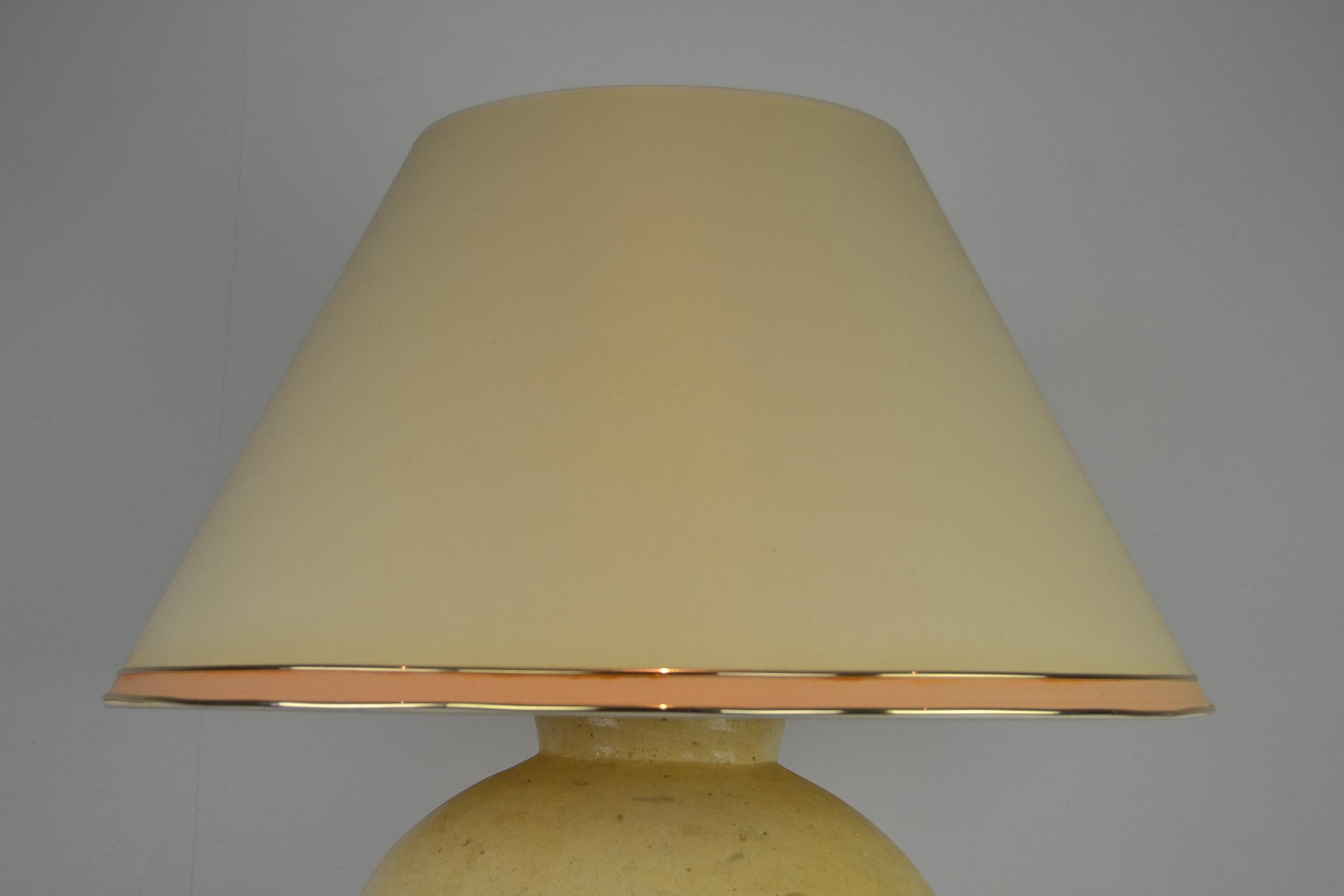 1980s Mactan Stone Table Lamp 8