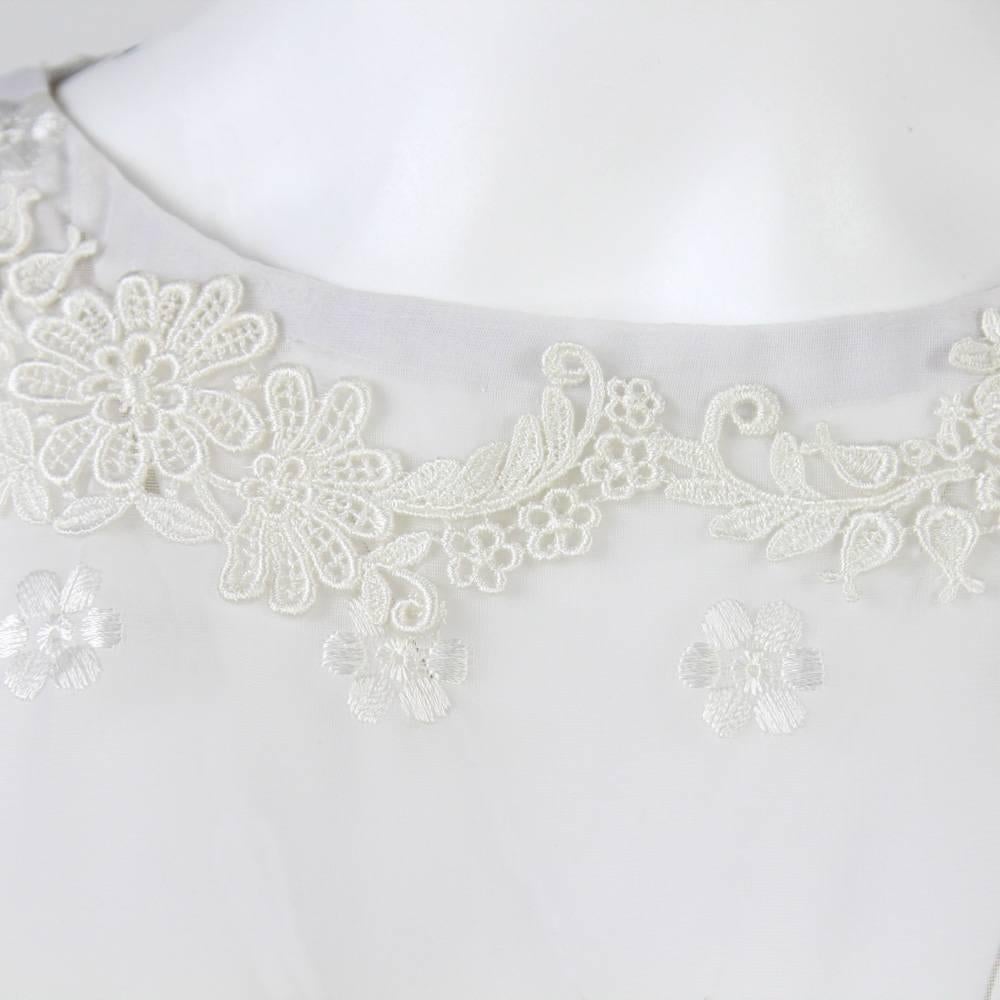 1980er Jahre Maßgeschneidertes Hochzeitskleid, Made in Italy (Grau) im Angebot