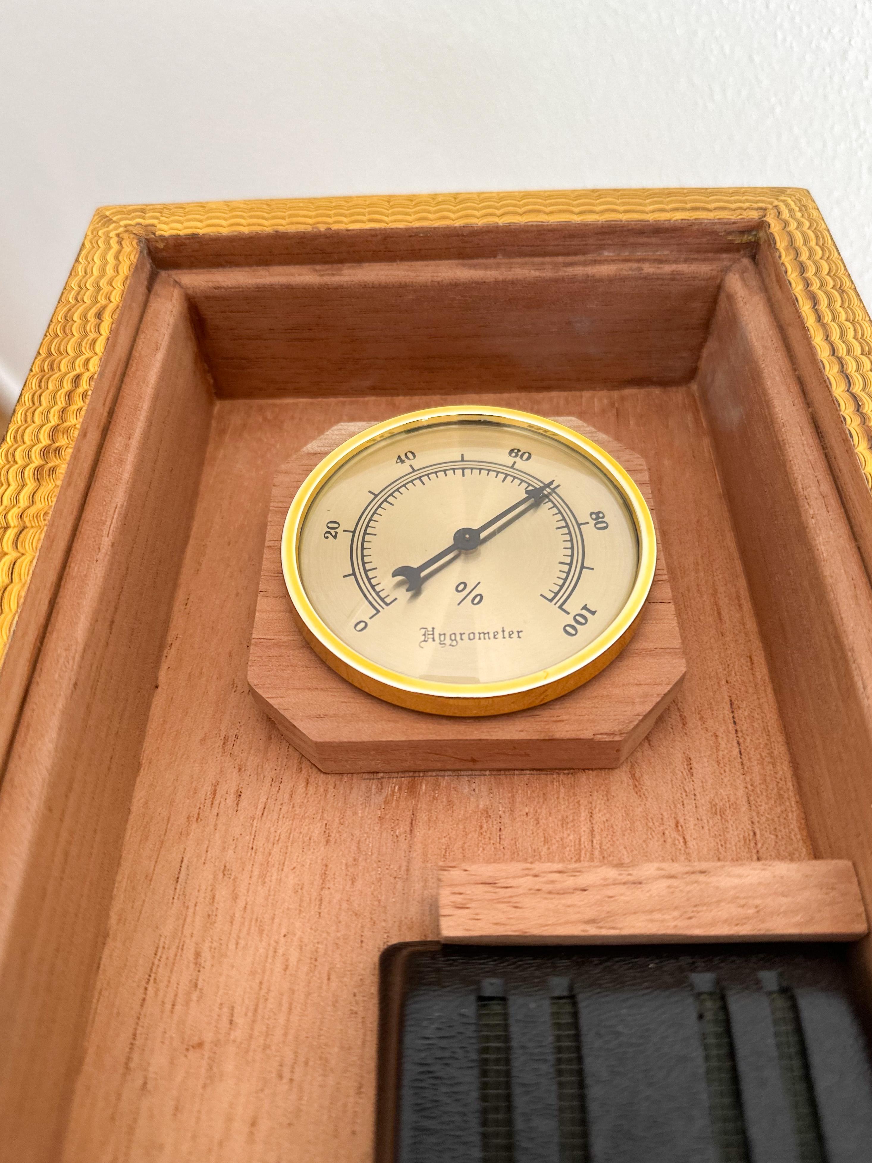 1980s Maitland Smith Humidor with Cedar and Humidity Control For Sale 2
