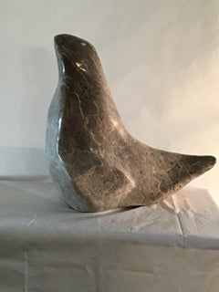 1980s Marble Seal Sculpture 'Signed'