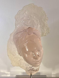 1980s Marc Sijan Hyperrealist Cast Lucite Sculpture on Acrylic Base