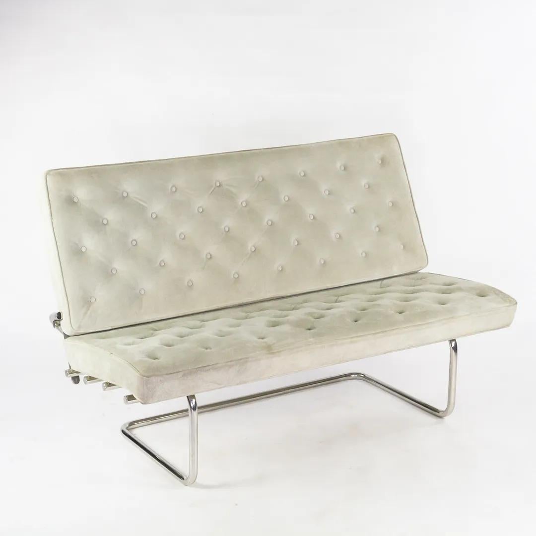 Listed for sale is an exceptional and very rare F40 settee / sofa, designed by Marcel Breuer and produced by renowned bauhaus manufacturer Tecta. Tecta has been bringing to life early bauhaus designs for decades and has done so with great quality