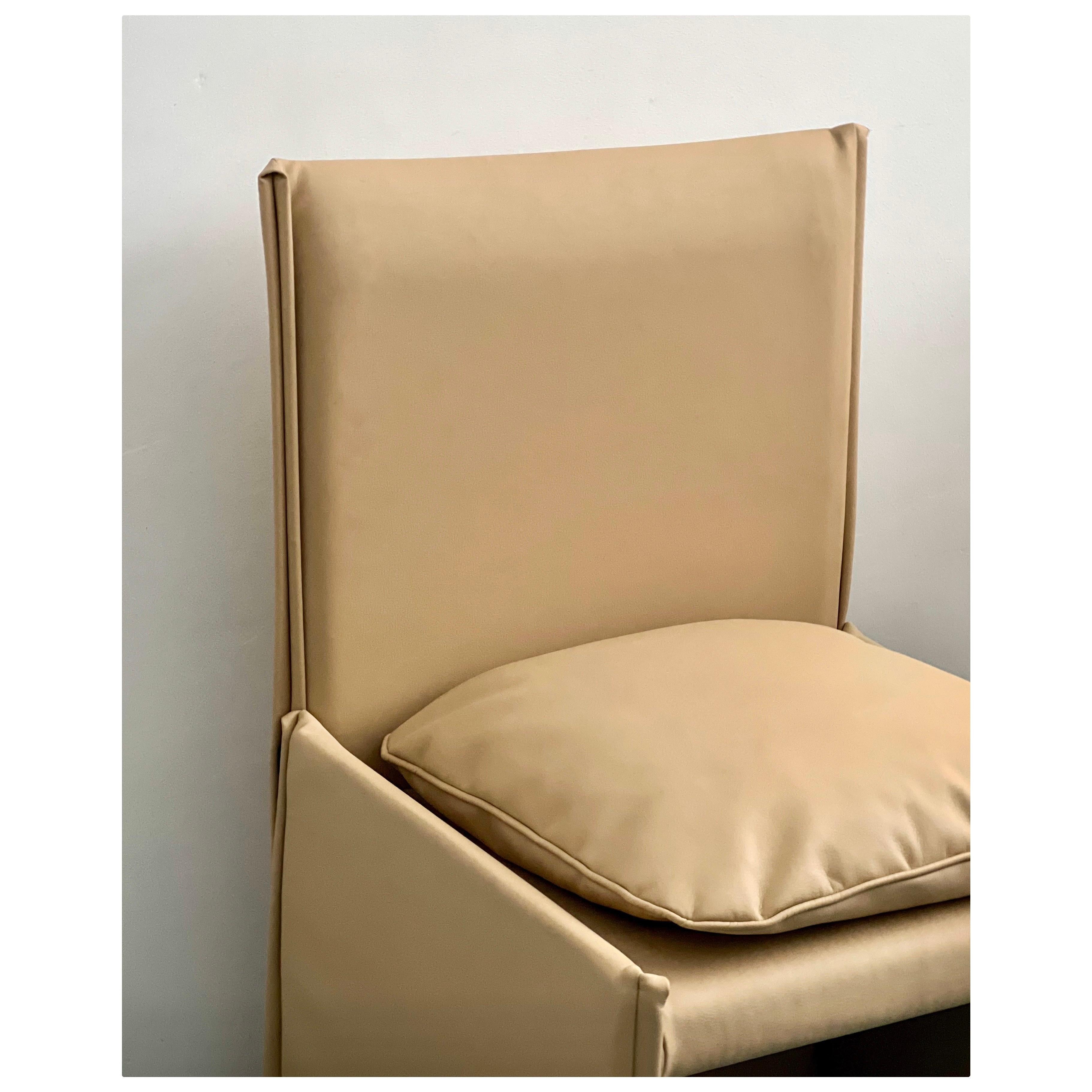 Chaise en cuir « 401 Break » de Mario Bellini pour Cassina, années 1980 en vente 2