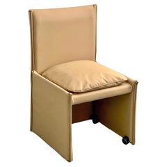 Vintage 1980s Mario Bellini ''401 Break'' Leather Chair for Cassina