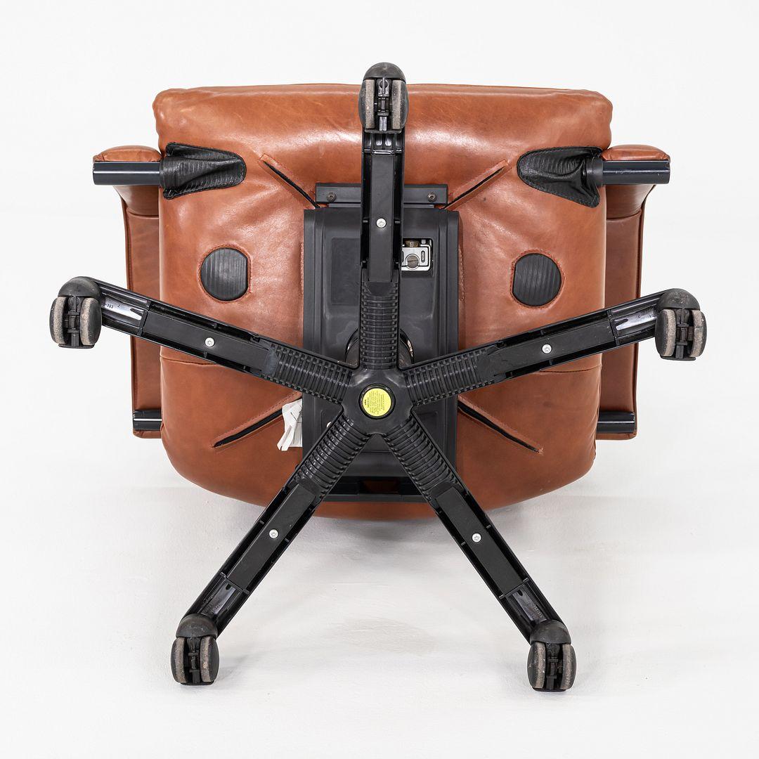 1980s Mario Bellini and Dieter Thiel for Vitra Figura Office Chair in Leather en vente 5
