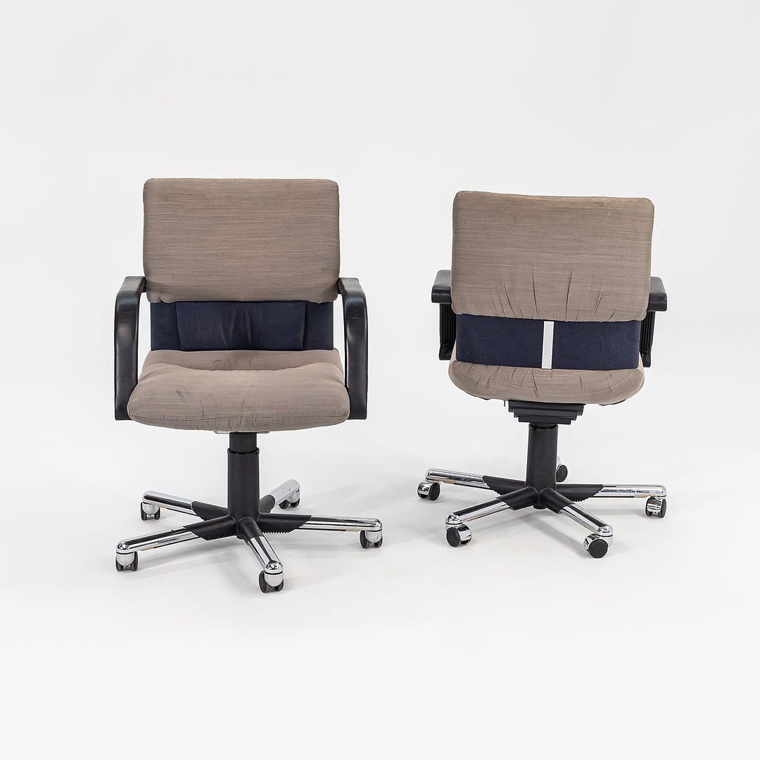 1980s Mario Bellini for Vitra Figura Office Desk Chair in Fabric 6x Available For Sale 3