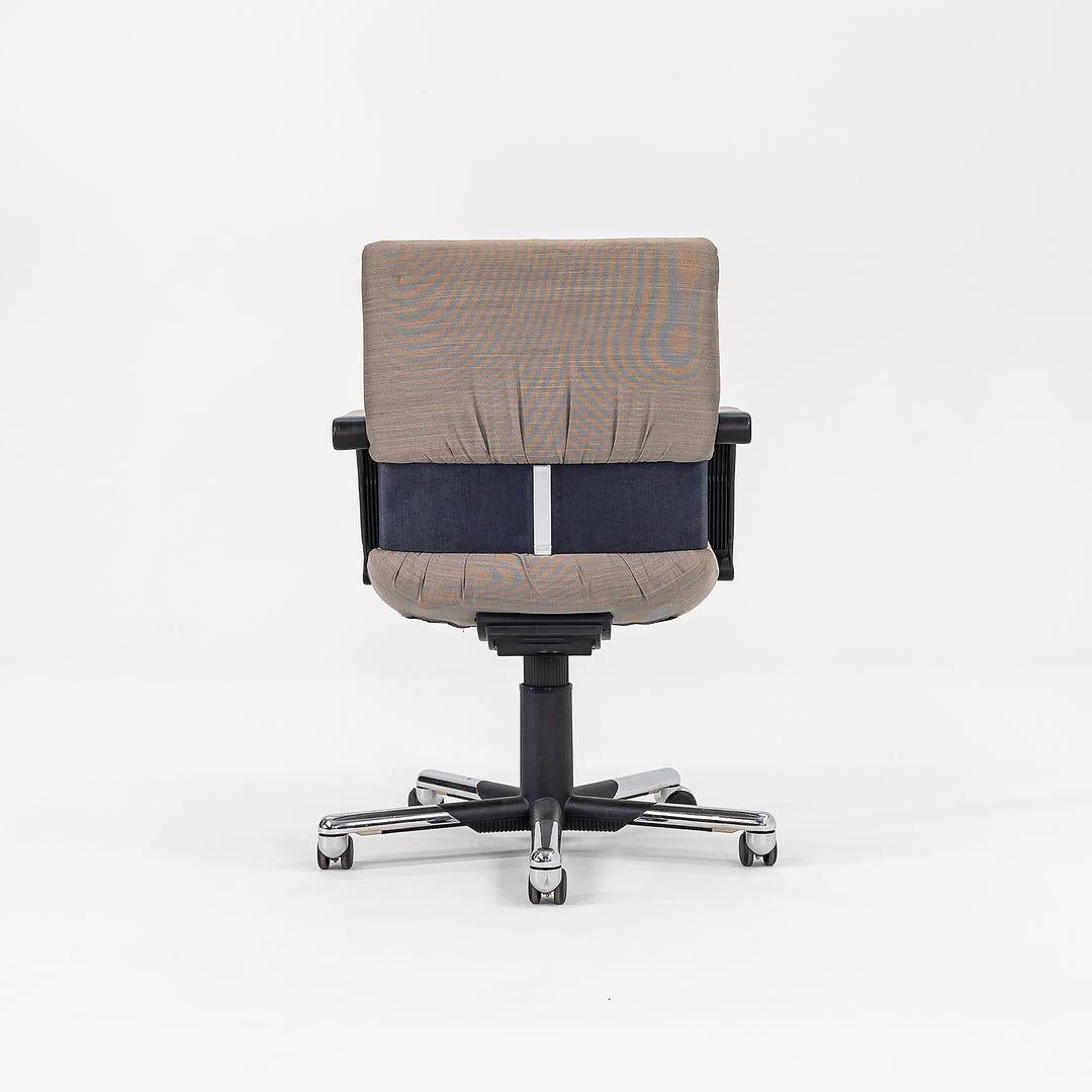 1980s Mario Bellini for Vitra Figura Office Desk Chair in Fabric 6x Available In Good Condition For Sale In Philadelphia, PA
