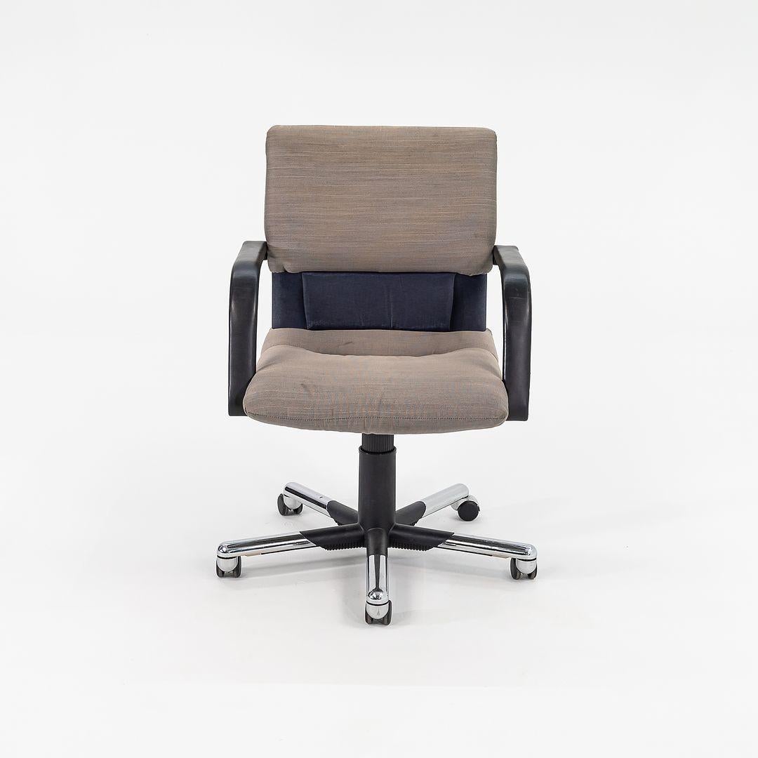 1980s Mario Bellini for Vitra Figura Office Desk Chair in Fabric 6x Available For Sale 1