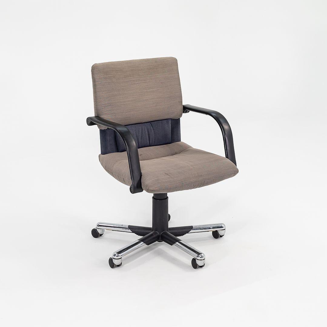 1980s Mario Bellini for Vitra Figura Office Desk Chair in Fabric 6x Available For Sale 2