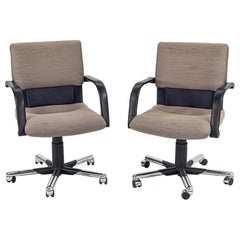 1980s Mario Bellini for Vitra Figura Office Desk Chair in Fabric 6x Available
