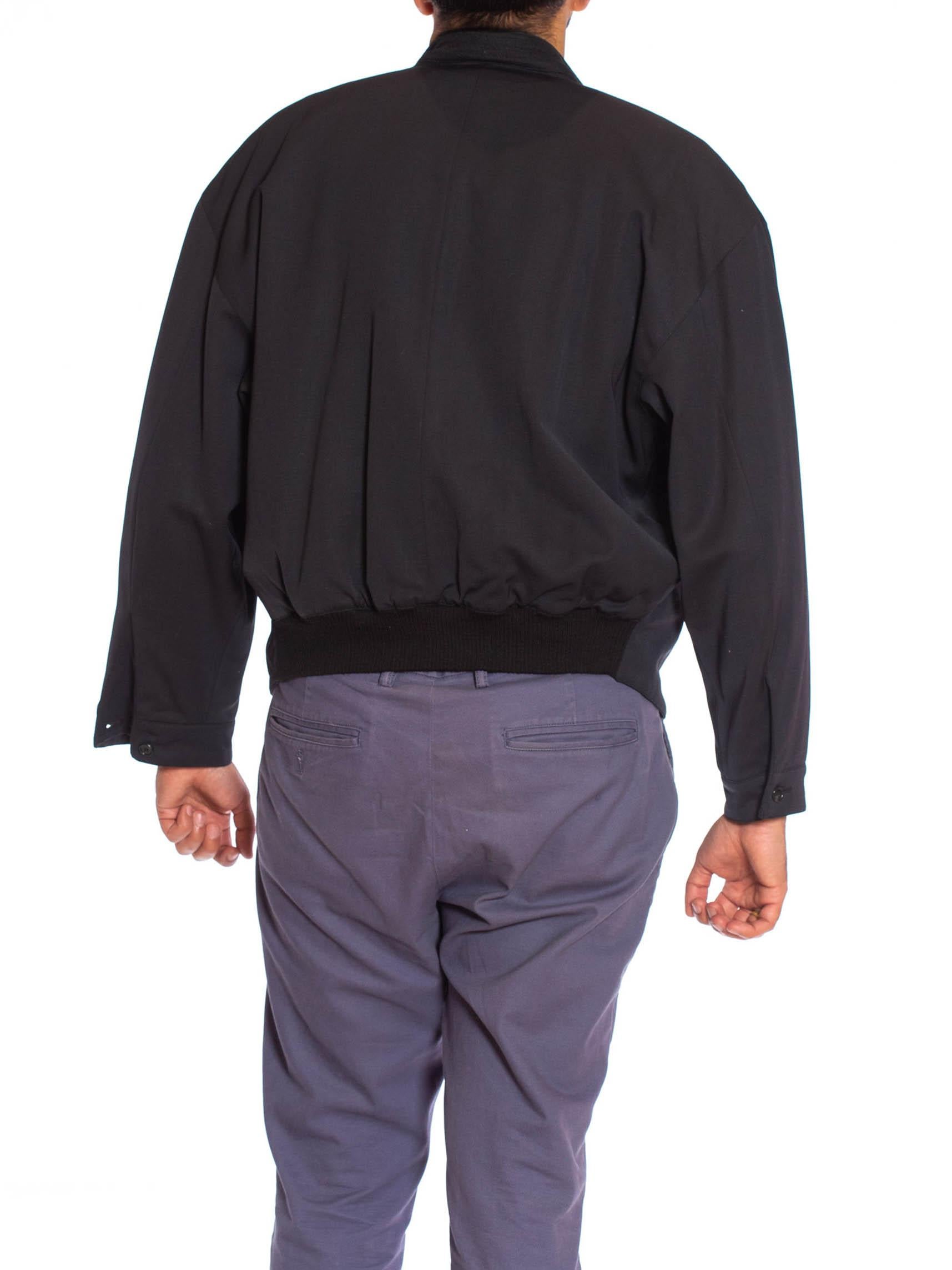 1980S MARITHE FRANCOIS GIRBAUD Grey Rayon & Wool Gabardine Men's Gaultier Style 3