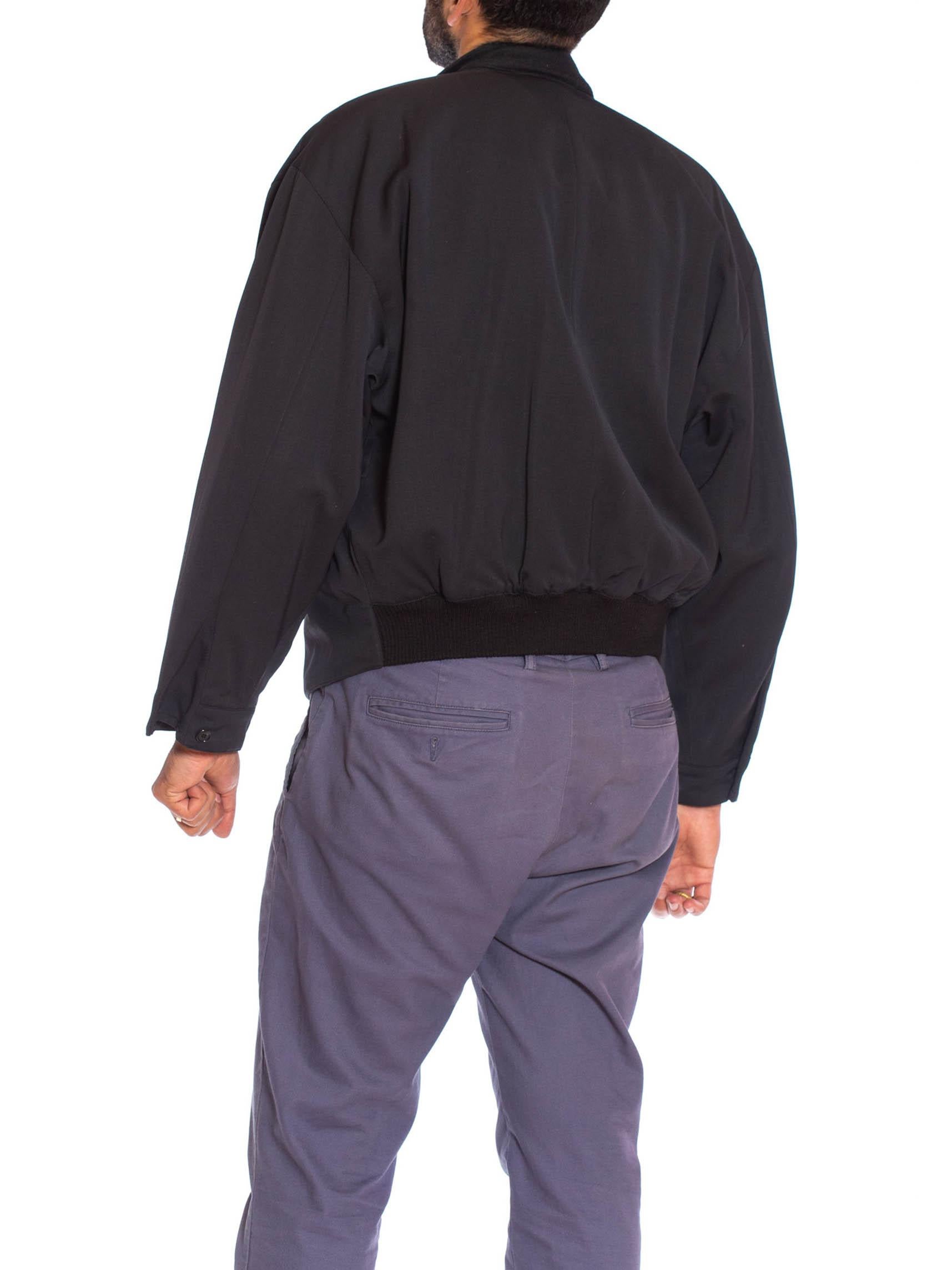 1980S MARITHE FRANCOIS GIRBAUD Grey Rayon & Wool Gabardine Men's Gaultier Style 4