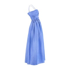 1980s Marjon Couture Lilac Evening Maxi Dress