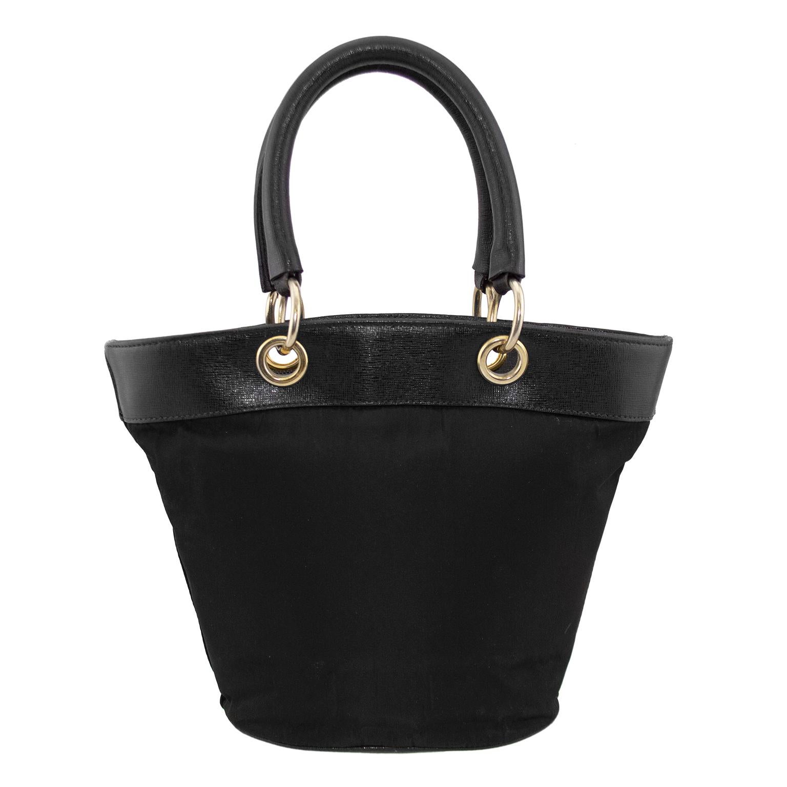 nylon designer bucket bags