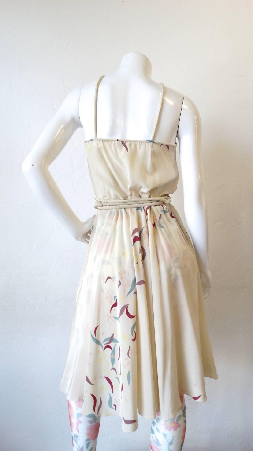 1980s Mary McFadden Halter Dress 2