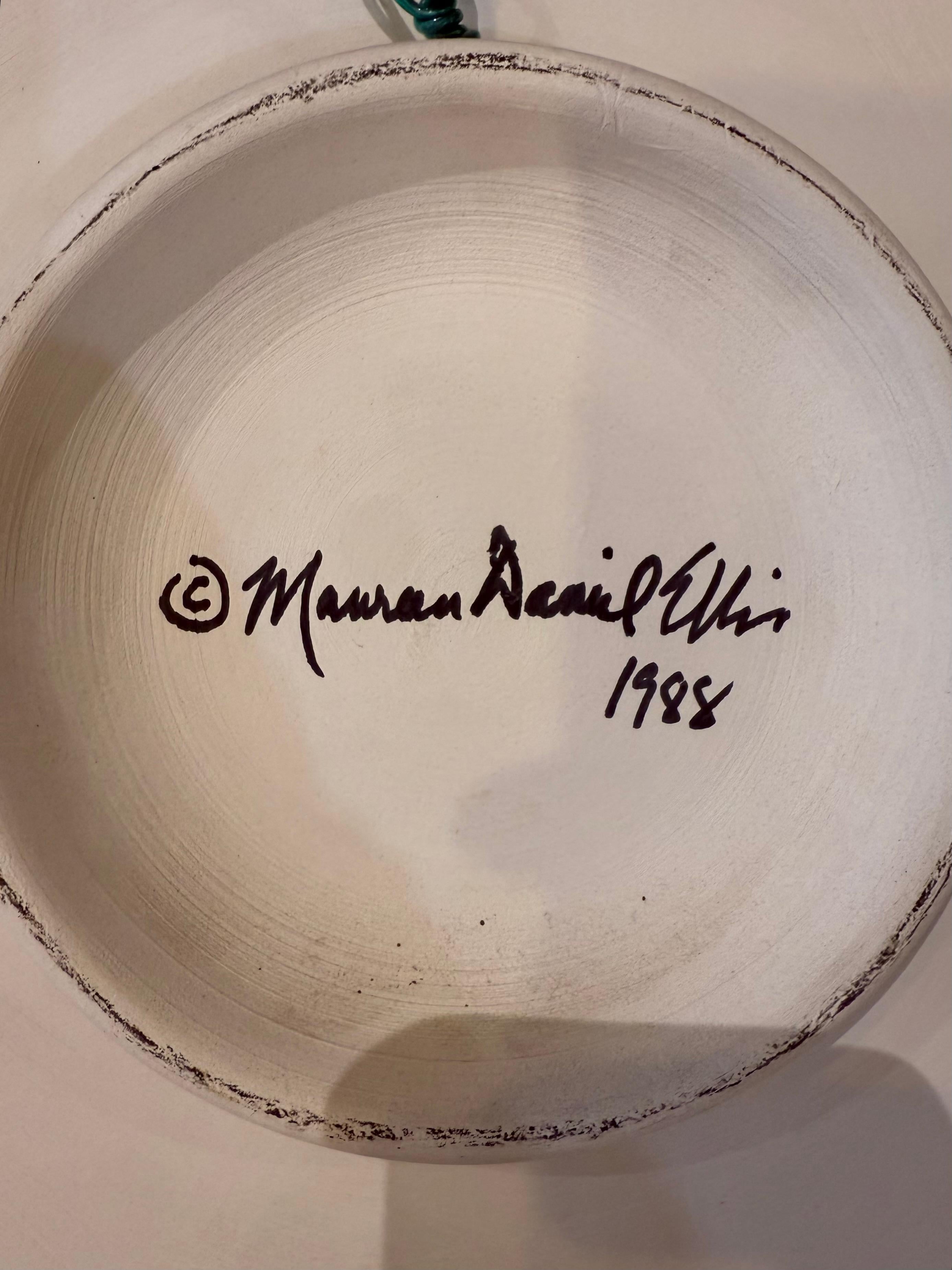 1980er Maureen Daniel Ellis Wandkunst (Keramik) im Angebot