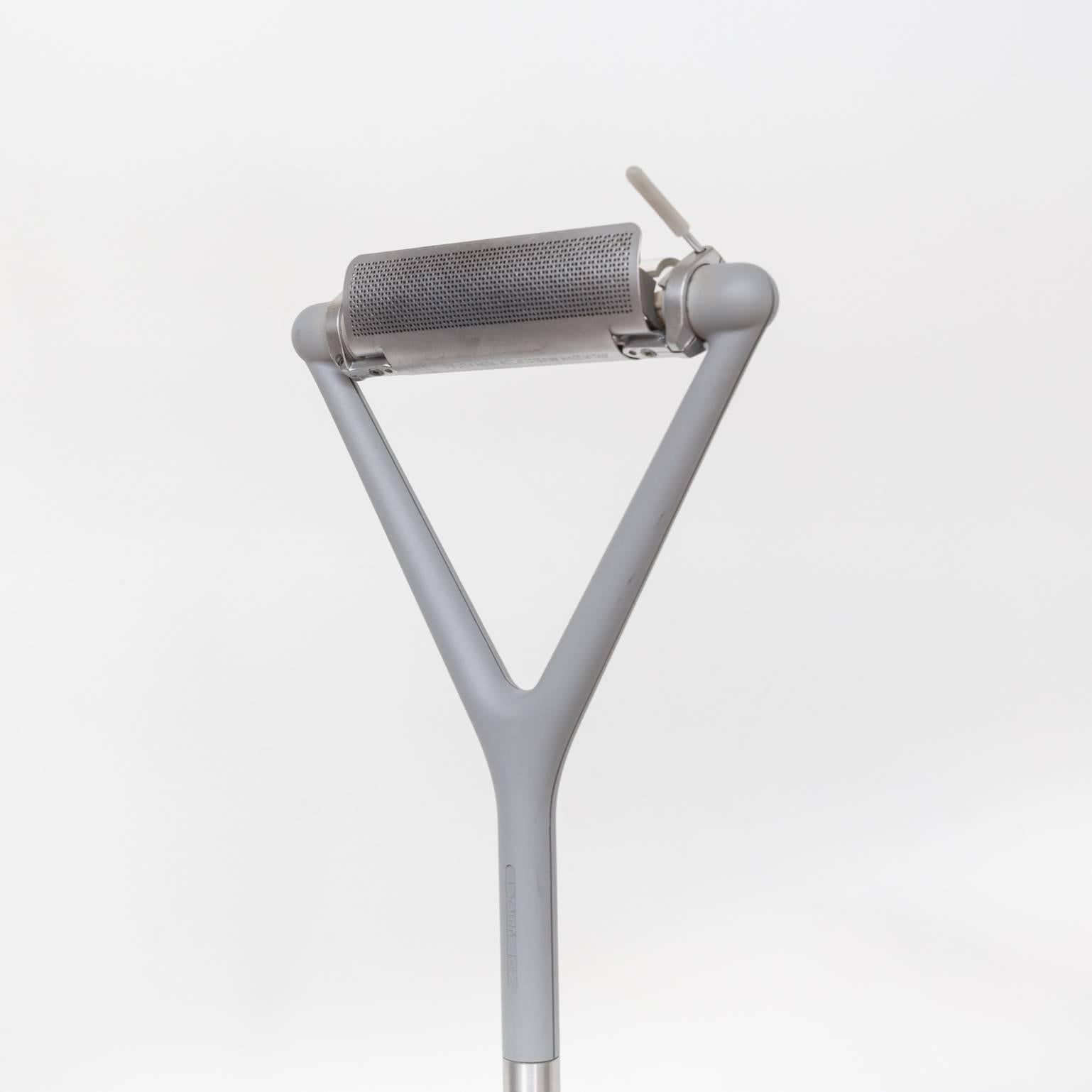 Aluminum 1980s Meda & Rizzatto ‘Lola’ Floor Lamp Adjustable Height for Luceplan For Sale