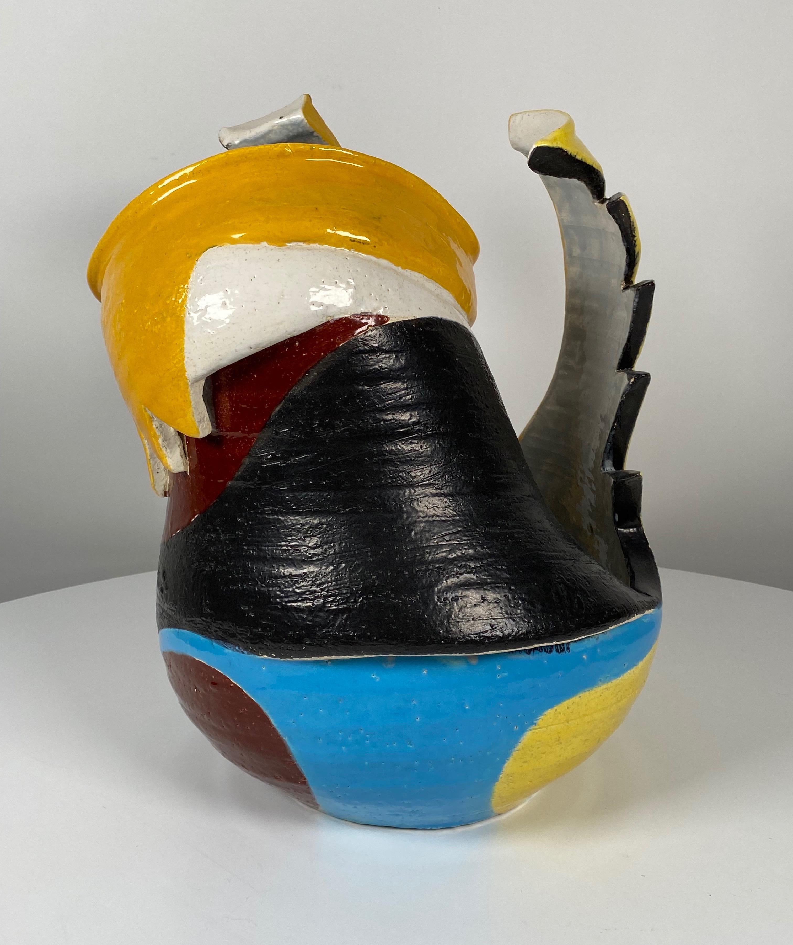 Post-Modern 1980s Memphis Ceramic Sculpture by Neil Williams