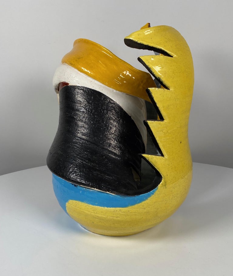 1980s Memphis Ceramic Sculpture by Neil Williams For Sale at 1stDibs