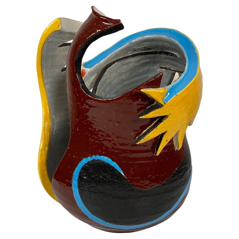 1980s Memphis Ceramic Sculpture by Neil Williams For Sale at 1stDibs
