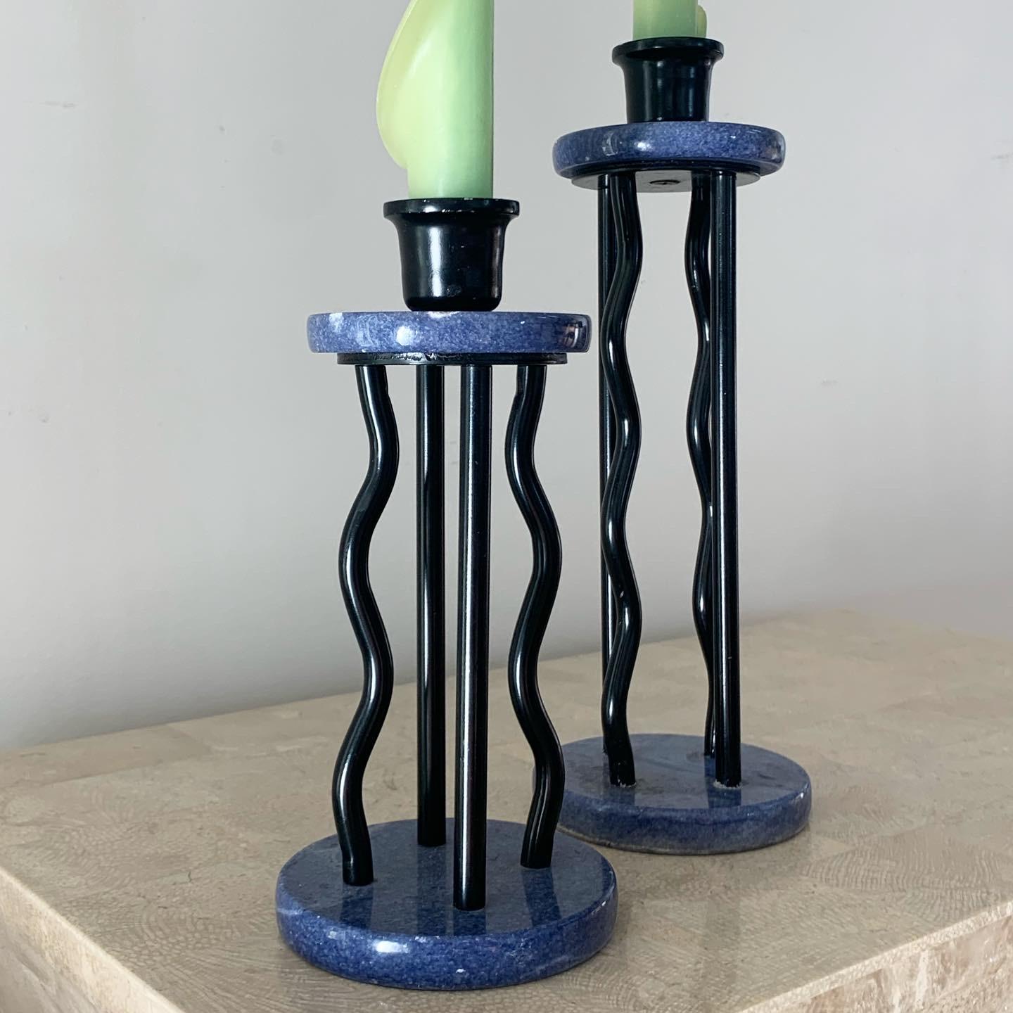squiggly candle holder