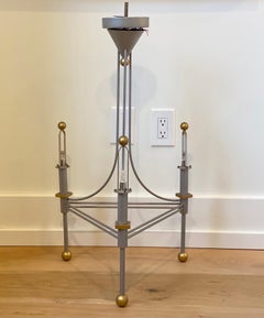 1980s Memphis Robert Sonneman for George Kovacs Conic 20” Chandelier