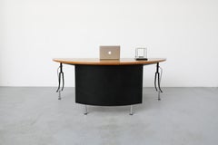 1980's Memphis Style 'La Vuelta' Desk by Perry King and Santiago Miranda
