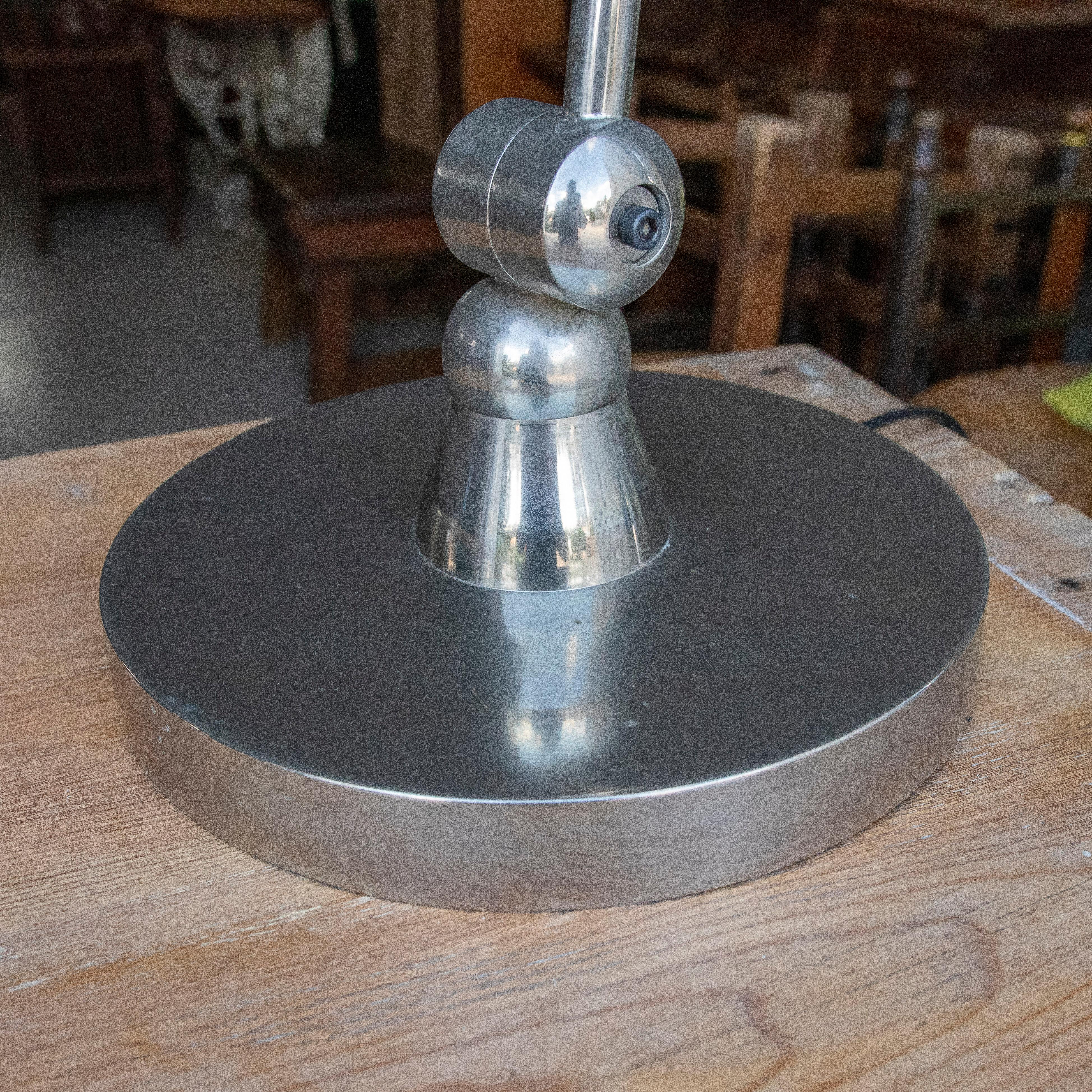 1980s Metal Table Lamp For Sale 2