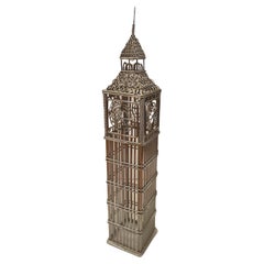 1980er Jahre Metall geschweißt Big Ben Skulptur